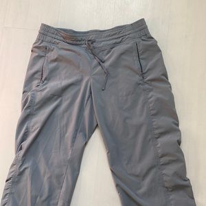 Athleta adjustable grey joggers